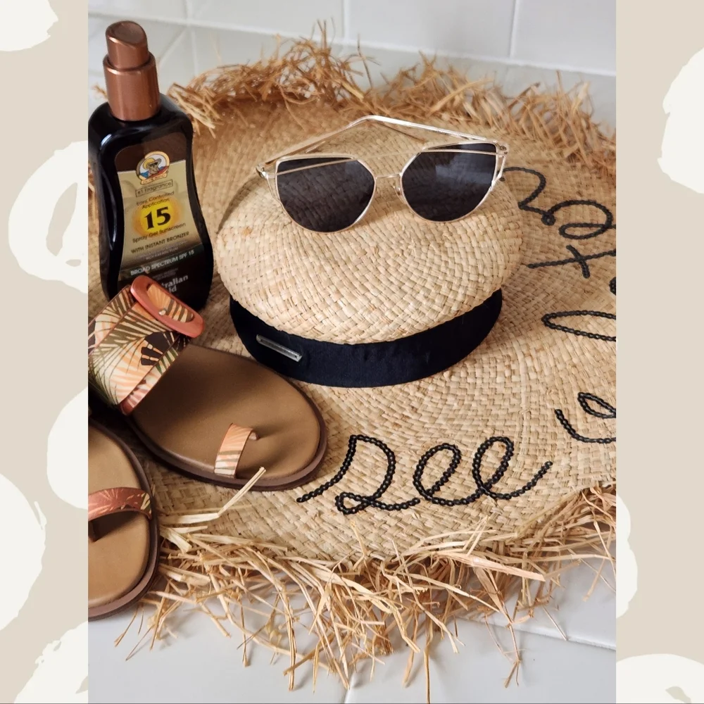Like New Mirrored Cat Eye Sunglasses | Gold Double Brow Bar